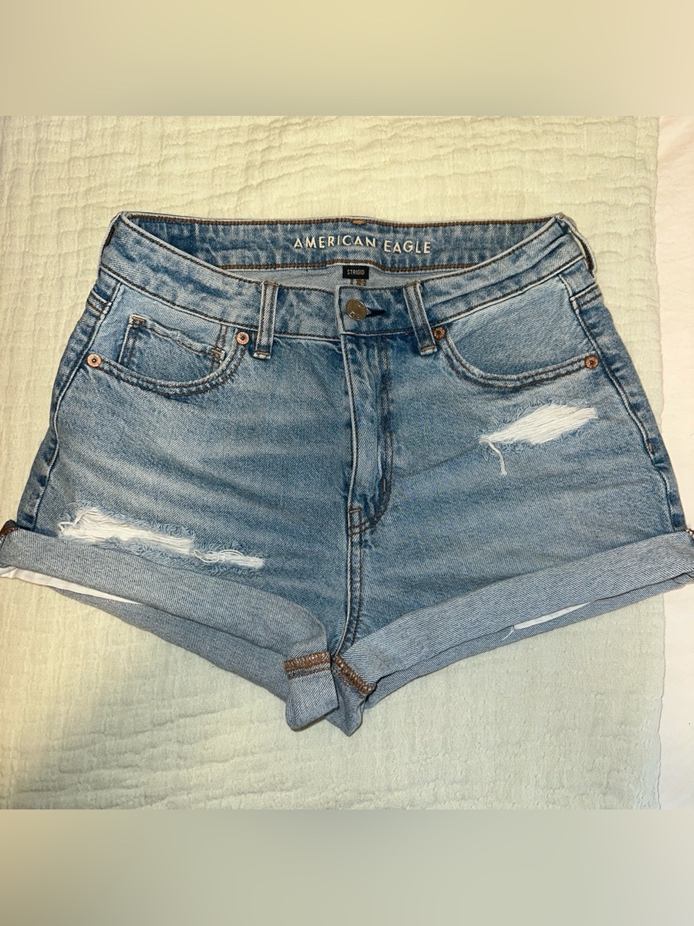 American Eagle Outfitters High Waisted Denim Shorts - Size 4